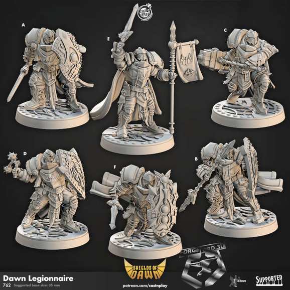 DawnLegionnaire-CastNPlay-shield-of-down-Collection--fantasy-tabletop-RPG-3D-miniatures
