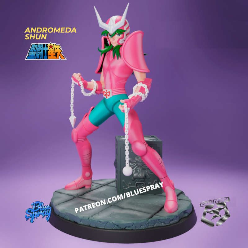Andromeda Shun-Blue-Spray--figurines-fantasy-tabletop-RPG-3D-miniatures