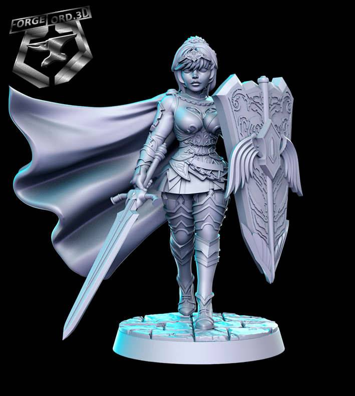 Charlotte FF Brave Exvius-RN-Estudio--figurines-fantasy-tabletop-RPG-3D-miniatures