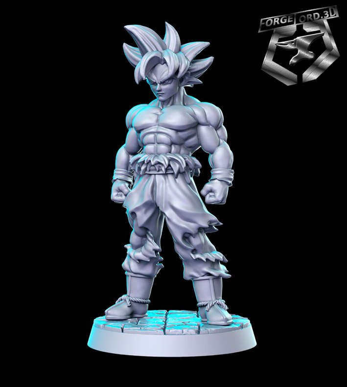 Goku Ultra Instinct -RN-Estudio--figurines-fantasy-tabletop-RPG-3D-miniatures