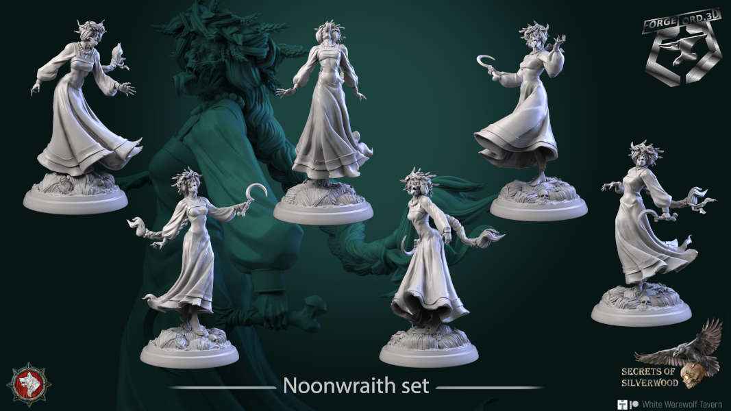 Noonwraith-set-32mm-figurines-fantasy-tabletop-RPG-3D-miniatures-white-werewolf-tavern
