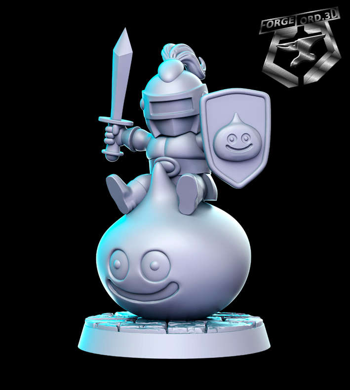 Slime Knight DQ-RN-Estudio--figurines-fantasy-tabletop-RPG-3D-miniatures