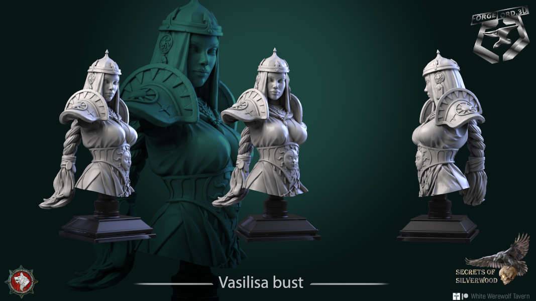Vasilisa-bust-75mm-figurines-fantasy-tabletop-RPG-3D-miniatures-white-werewolf-tavern