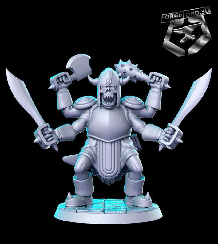 Demon4arms DQ-RN-Estudio--figurines-fantasy-tabletop-RPG-3D-miniatures