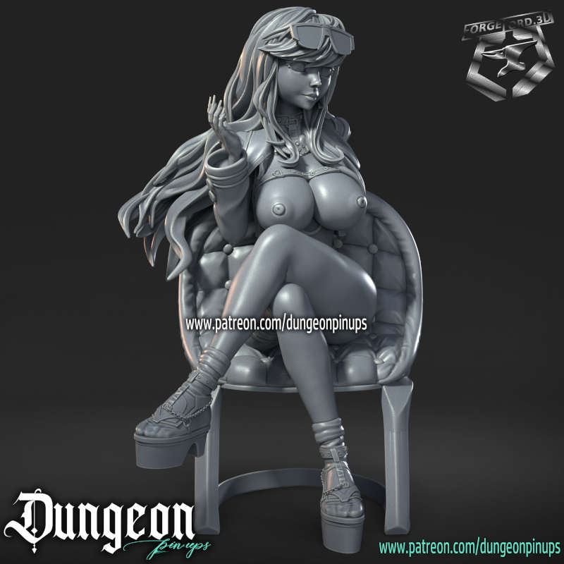 Nikke Volume nude-statue-75mm-RN-Estudio-figurines-fantasy-tabletop-RPG-3D-miniatures
