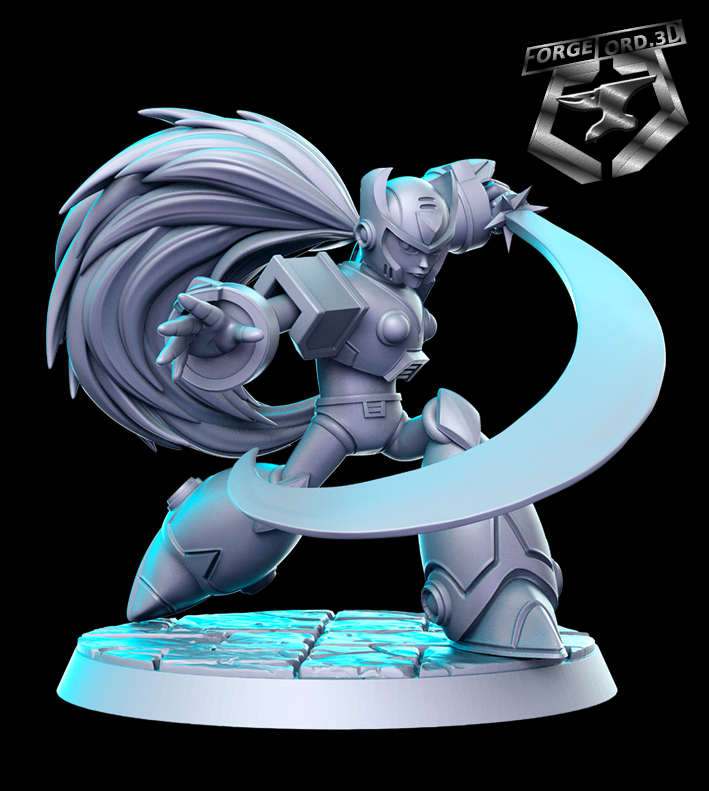 Zero Megaman-RN-Estudio--figurines-fantasy-tabletop-RPG-3D-miniatures