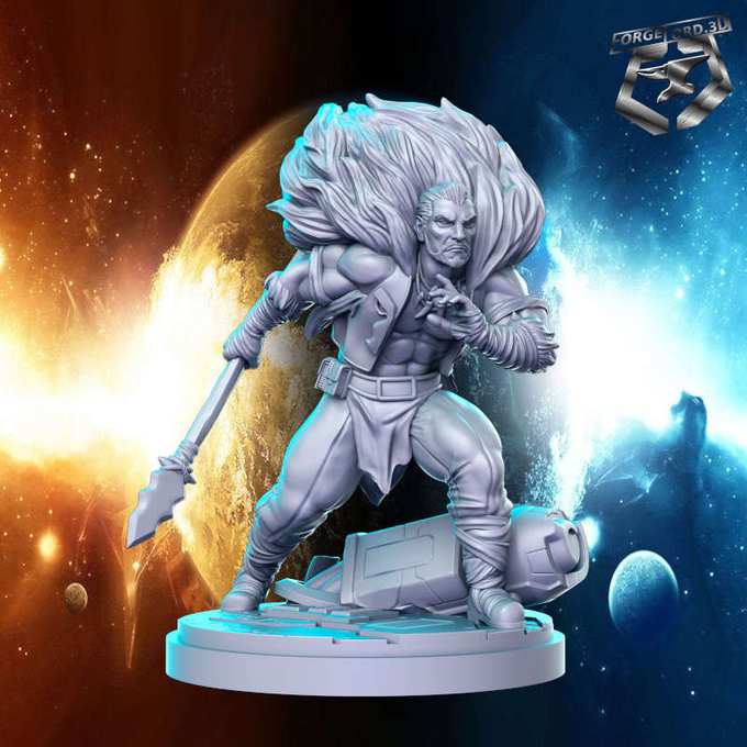Kraven-statue-75mm-RN-Estudio-figurines-fantasy-tabletop-RPG-3D-miniatures
