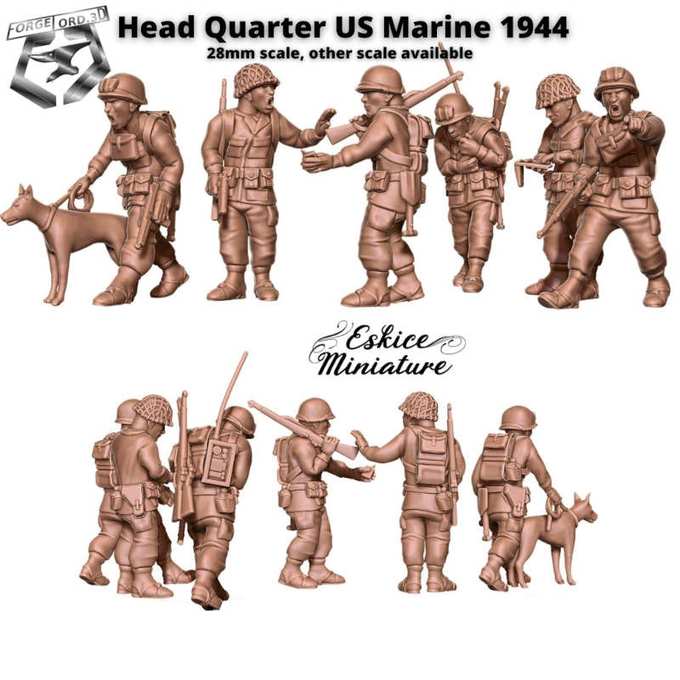 QG US44-WWII-Figurines-3D-miniatures-Eskice-Miniature-historical-1
