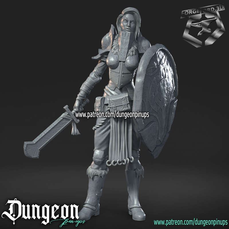 Brunilda-statue-75mm-RN-Estudio-figurines-fantasy-tabletop-RPG-3D-miniatures