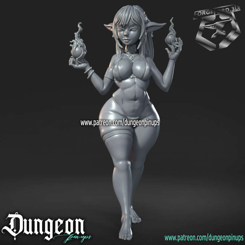 goblindressed-statue-75mm-RN-Estudio-figurines-fantasy-tabletop-RPG-3D-miniatures