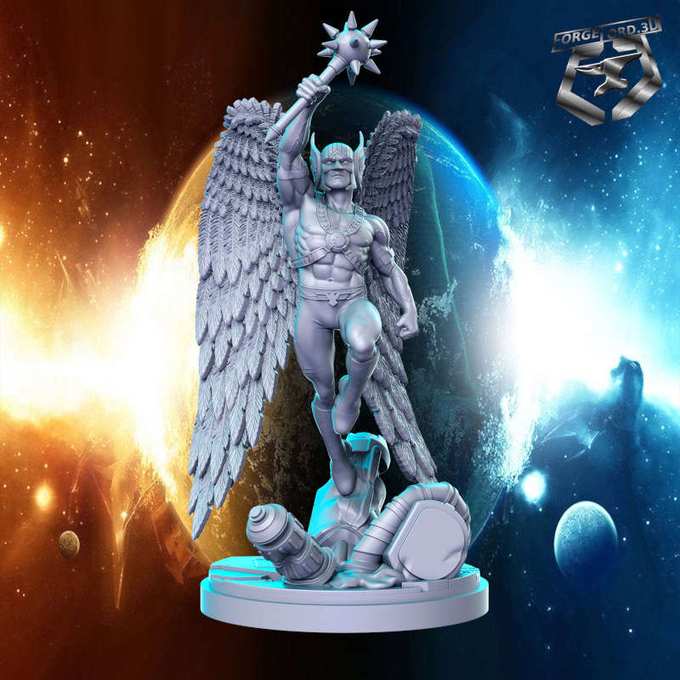 Hawkman-statue-75mm-RN-Estudio-figurines-fantasy-tabletop-RPG-3D-miniature