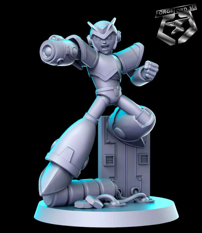 Megaman X-RN-Estudio--figurines-fantasy-tabletop-RPG-3D-miniatures