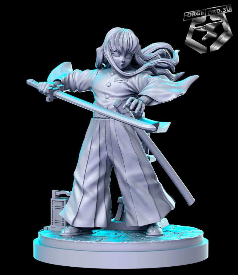Muichiro Tokito-RN-Estudio--figurines-fantasy-tabletop-RPG-3D-miniatures