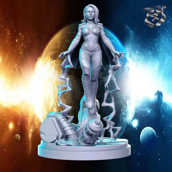 Stormfront Liberty-statue-75mm-RN-Estudio-figurines-fantasy-tabletop-RPG-3D-miniatures