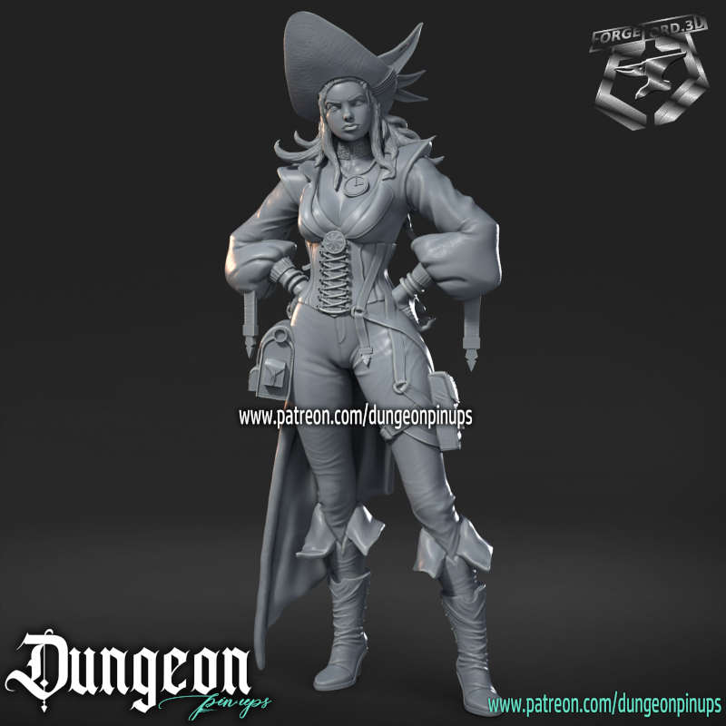 Teresa-statue-75mm-RN-Estudio-figurines-fantasy-tabletop-RPG-3D-miniatures