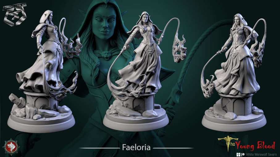 Faeloria-statue-75mm-figurines-fantasy-tabletop-RPG-3D-miniatures-white-werewolf-tavern