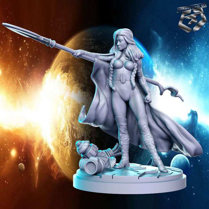 Valkiria-statue-75mm-RN-Estudio-figurines-fantasy-tabletop-RPG-3D-miniatures