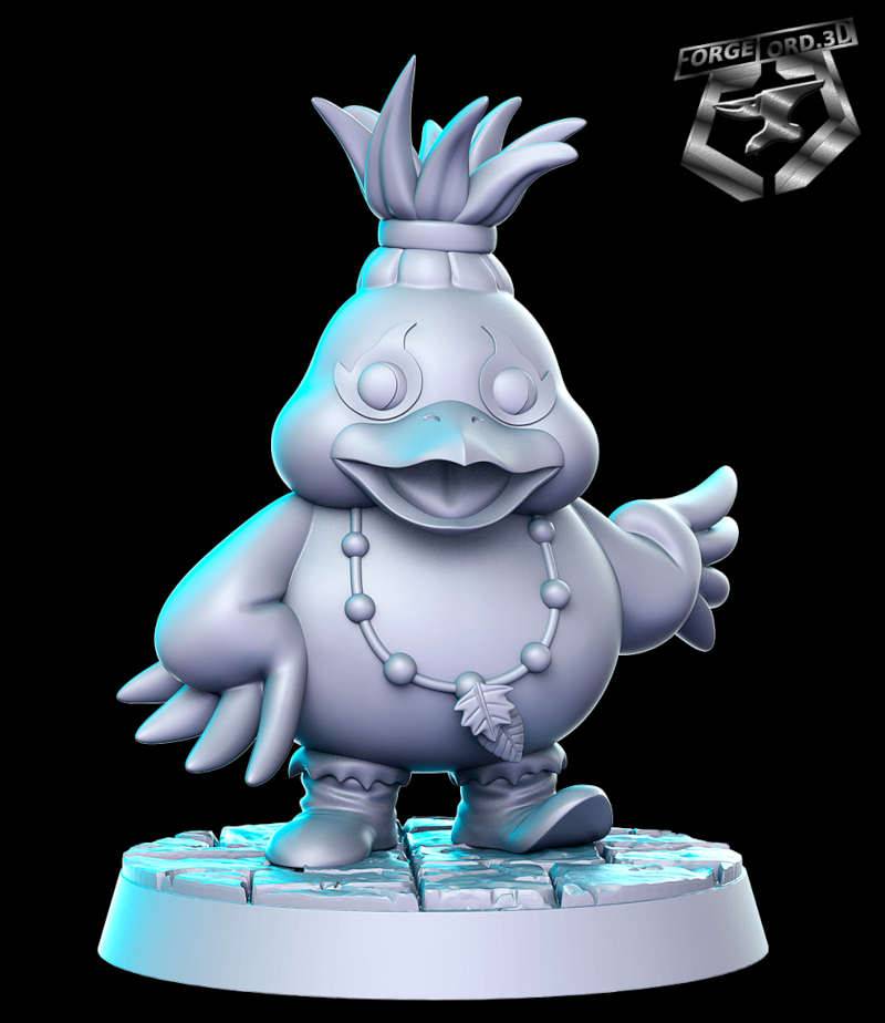 Funky Bird-RN-Estudio--figurines-fantasy-tabletop-RPG-3D-miniatures