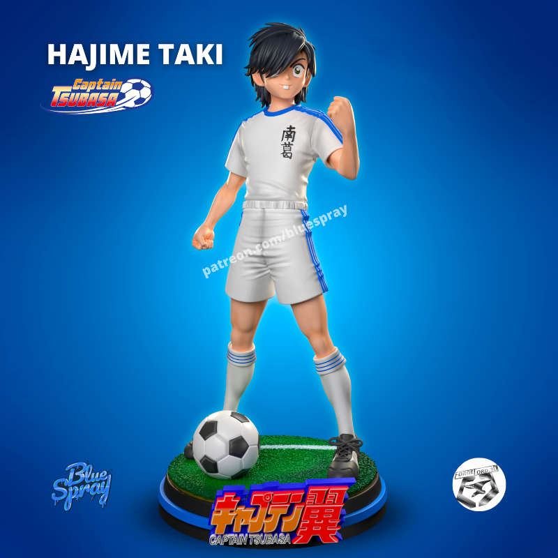 Hajime Taki-Blue-Spray--figurines-fantasy-tabletop-RPG-3D-miniatures
