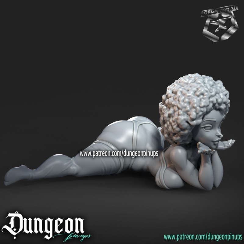 Oceania Bliss -dressed-statue-75mm-RN-Estudio-figurines-fantasy-tabletop-RPG-3D-miniatures