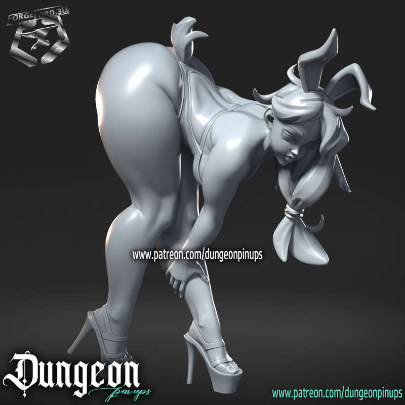 Bunny searchingstatue-75mm-RN-Estudio-figurines-fantasy-tabletop-RPG-3D-miniatures