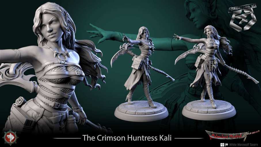 Alberta-the-Soulflayer-statue-75mm-figurines-fantasy-tabletop-RPG-3D-miniatures-white-werewolf-tavern