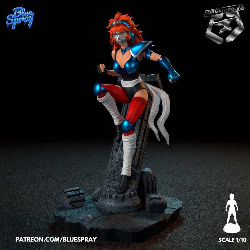 Eagle Marine-Blue-Spray--figurines-fantasy-tabletop-RPG-3D-miniatures