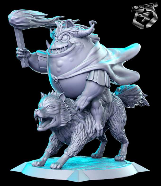 Goblin Warg-RN-Estudio--figurines-fantasy-tabletop-RPG-3D-miniatures