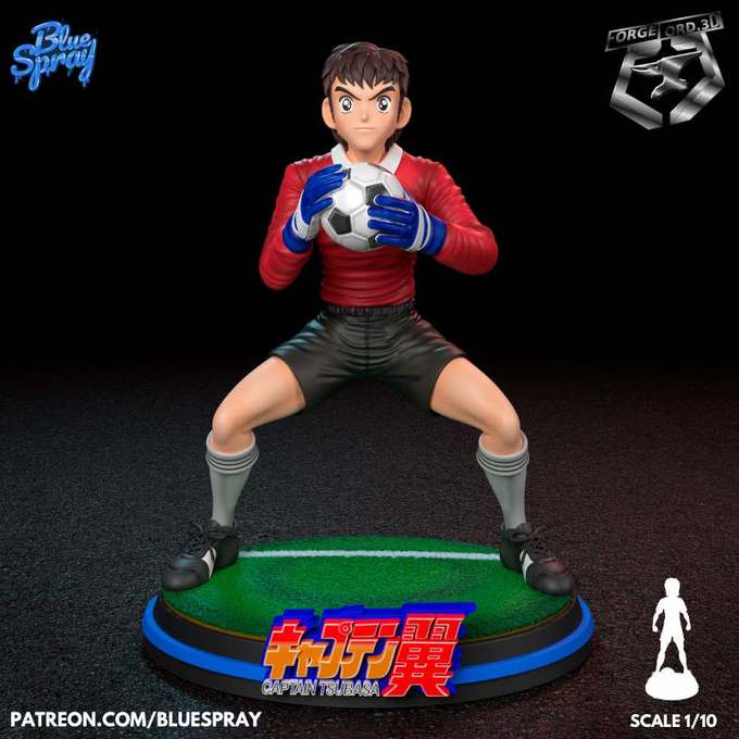 Yuzo Morisaki-Blue-Spray--figurines-fantasy-tabletop-RPG-3D-miniatures