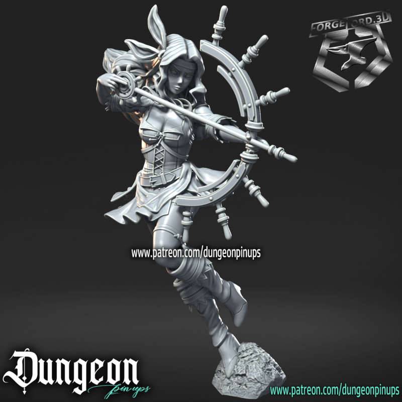 Liora Nightshade-statue-75mm-RN-Estudio-figurines-fantasy-tabletop-RPG-3D-miniatures