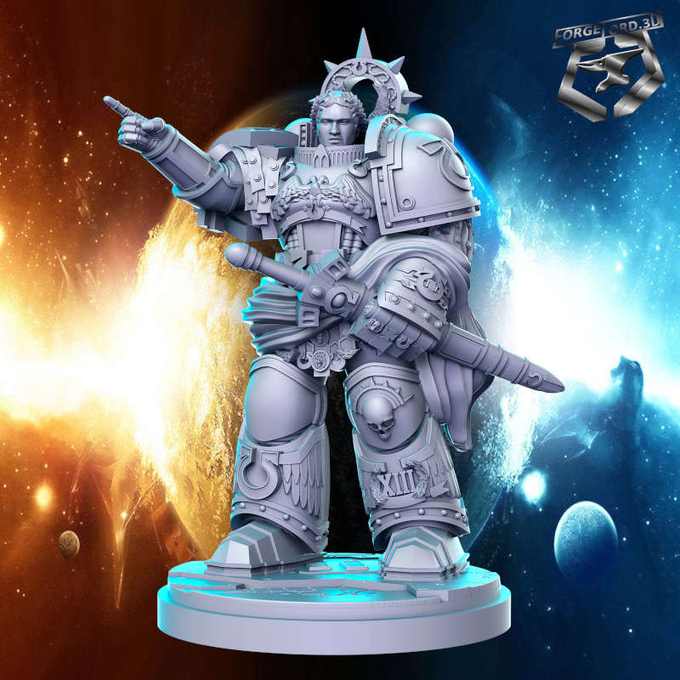 Roboute Guilliman-statue-75mm-RN-Estudio-figurines-fantasy-tabletop-RPG-3D-miniatures