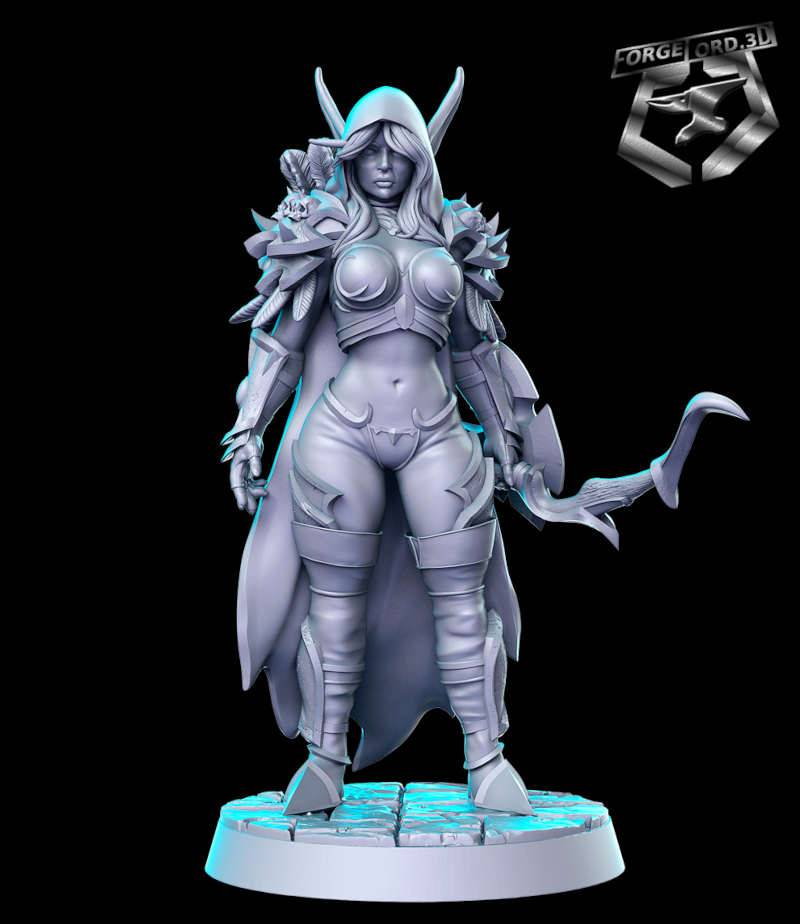 Sylvana-RN-Estudio--figurines-fantasy-tabletop-RPG-3D-miniatures
