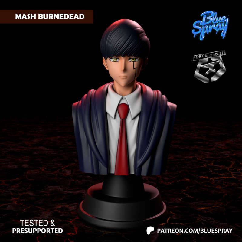 Mash Burnedead, bust 75mm