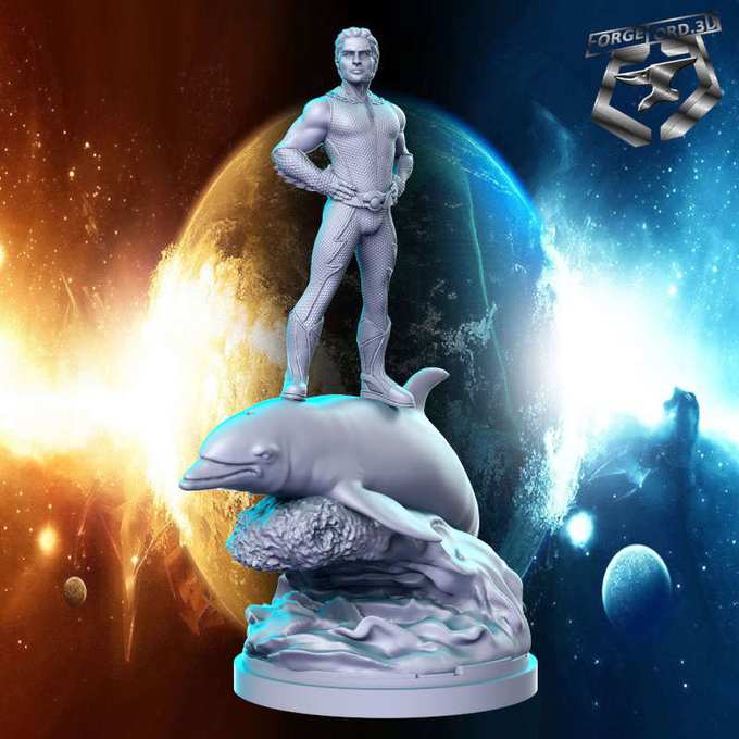 The Deep-statue-75mm-RN-Estudio-figurines-fantasy-tabletop-RPG-3D-miniatures