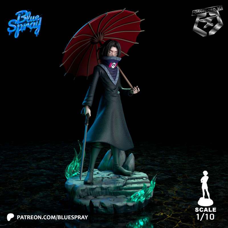Feitan Portor-Blue-Spray--figurines-fantasy-tabletop-RPG-3D-miniatures