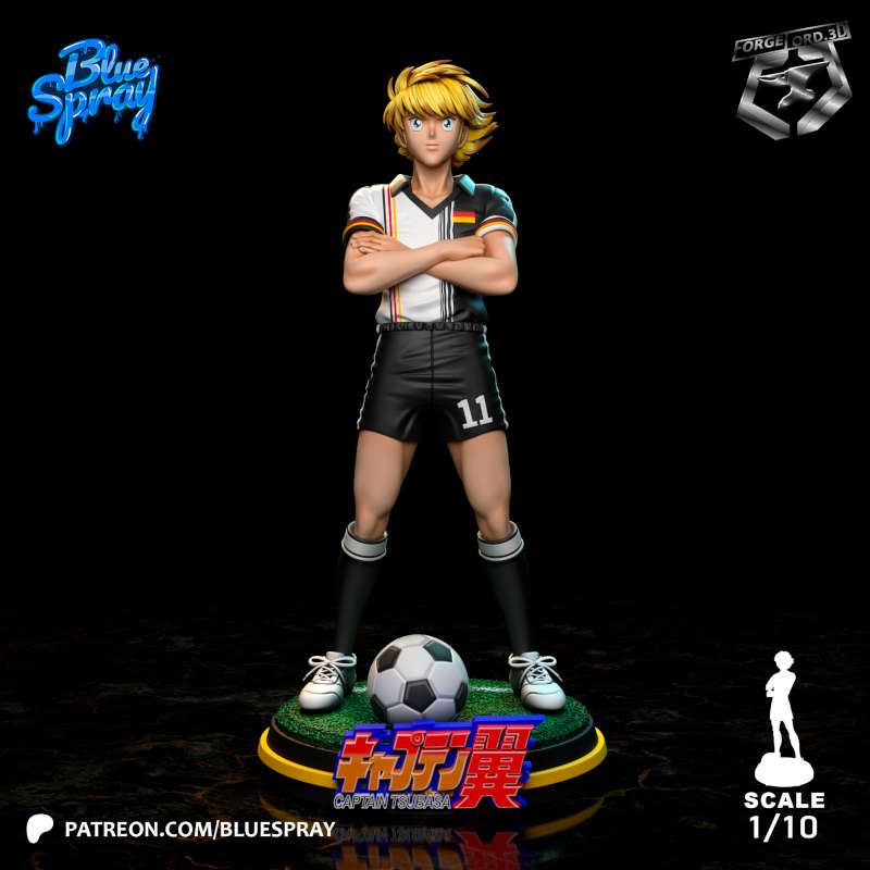 Karl Heinz Schneider-Blue-Spray--figurines-fantasy-tabletop-RPG-3D-miniatures