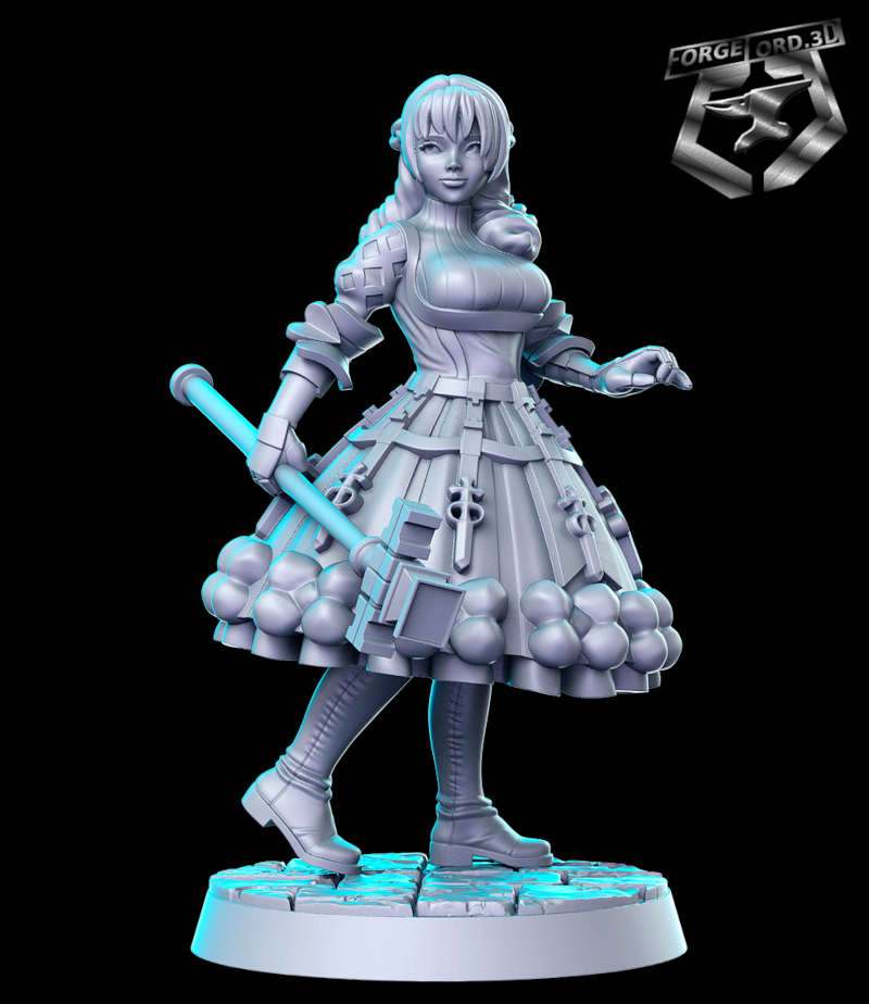 Scarlett-RN-Estudio--figurines-fantasy-tabletop-RPG-3D-miniatures