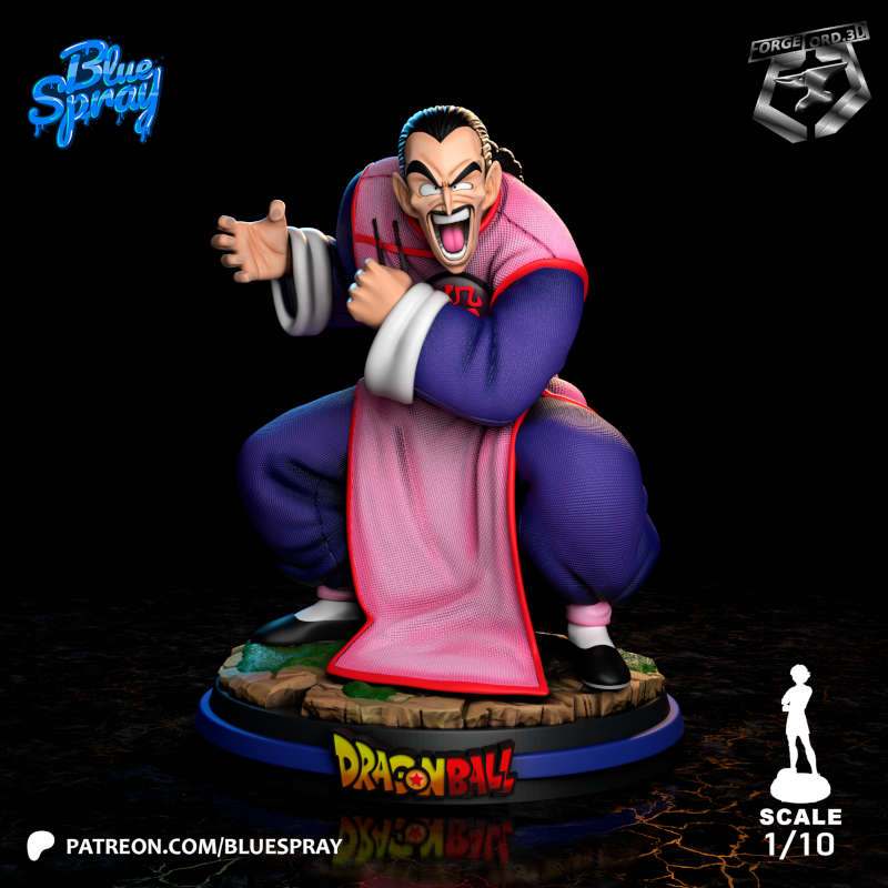 Tao Pai Pai v1-Blue -Spray--figurines-fantasy-tabletop-RPG-3D-miniatures