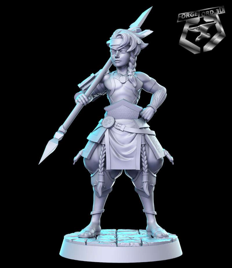 Spearman-RN-Estudio--figurines-fantasy-tabletop-RPG-3D-miniatures