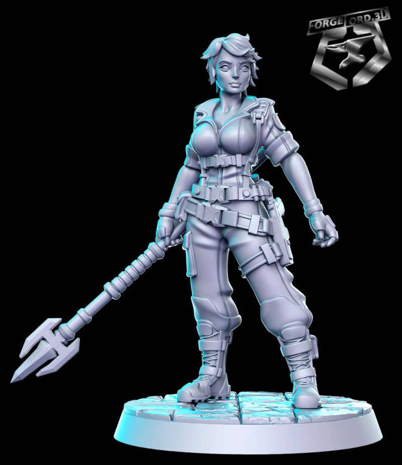 Gijoe Lady Jaye-RN-Estudio--figurines-fantasy-tabletop-RPG-3D-miniatures