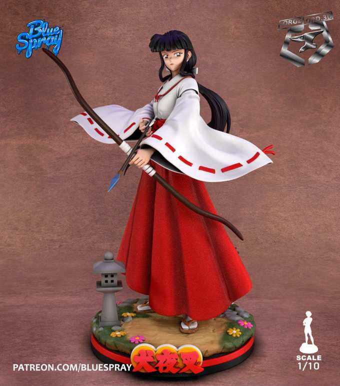 Kikyō-Blue-Spray--figurines-fantasy-tabletop-RPG-3D-miniatures
