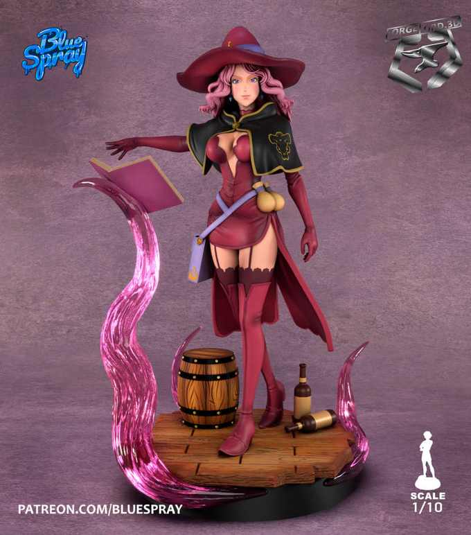 Vanessa Enoteca-Blue-Spray--figurines-fantasy-tabletop-RPG-3D-miniatures
