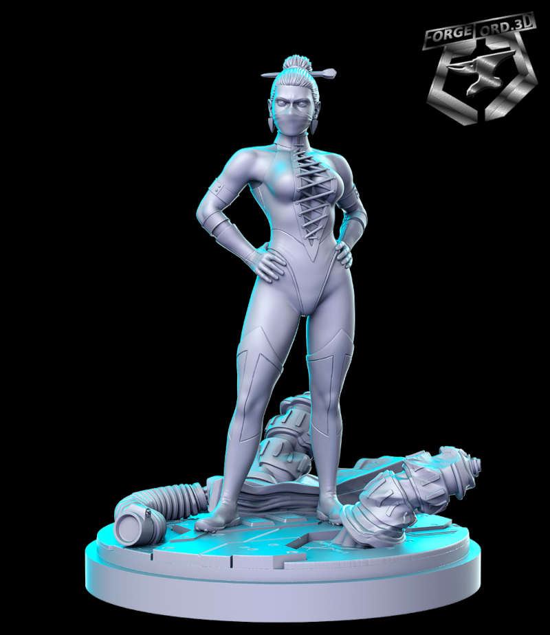Kitana-RN-Estudio--figurines-fantasy-tabletop-RPG-3D-miniatures