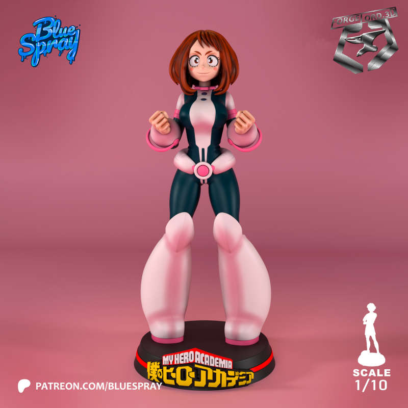 uraraka-Blue-Spray--figurines-fantasy-tabletop-RPG-3D-miniatures