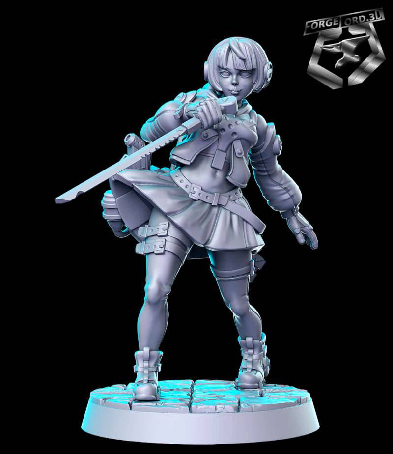 Anby Demara-RN-Estudio--figurines-fantasy-tabletop-RPG-3D-miniatures