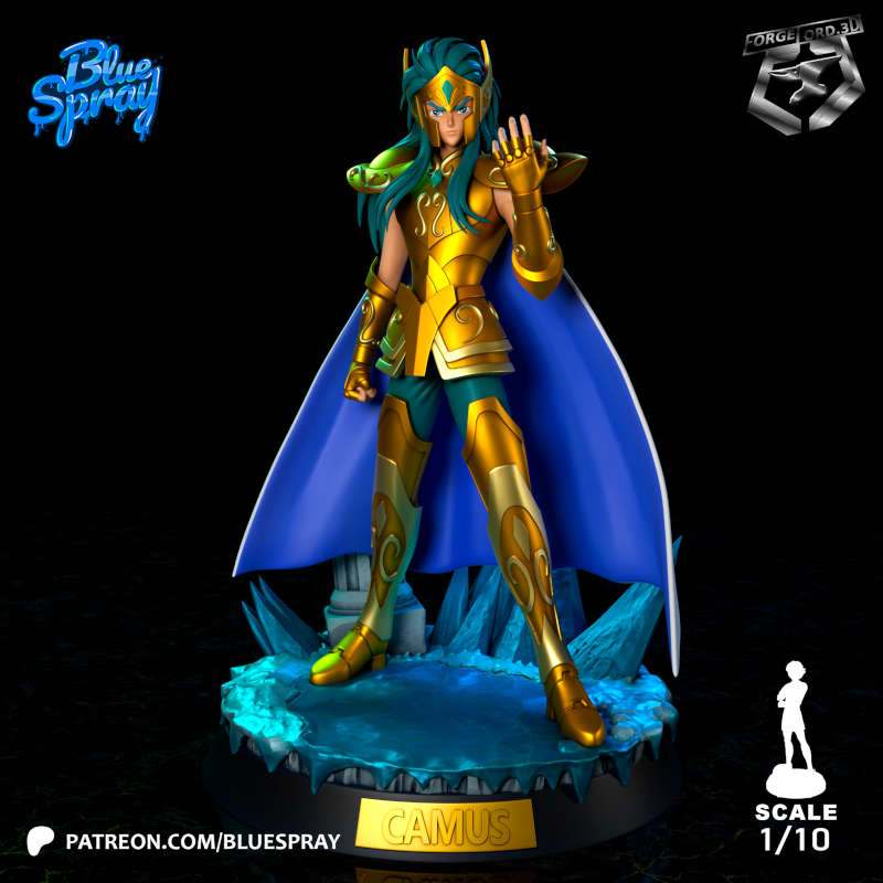 Aquarius Camus-Blue-Spray--figurines-fantasy-tabletop-RPG-3D-miniatures