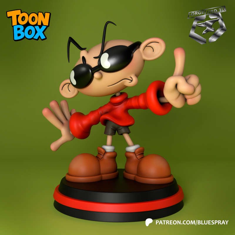 Numbuh-Blue-Spray--figurines-fantasy-tabletop-RPG-3D-miniatures