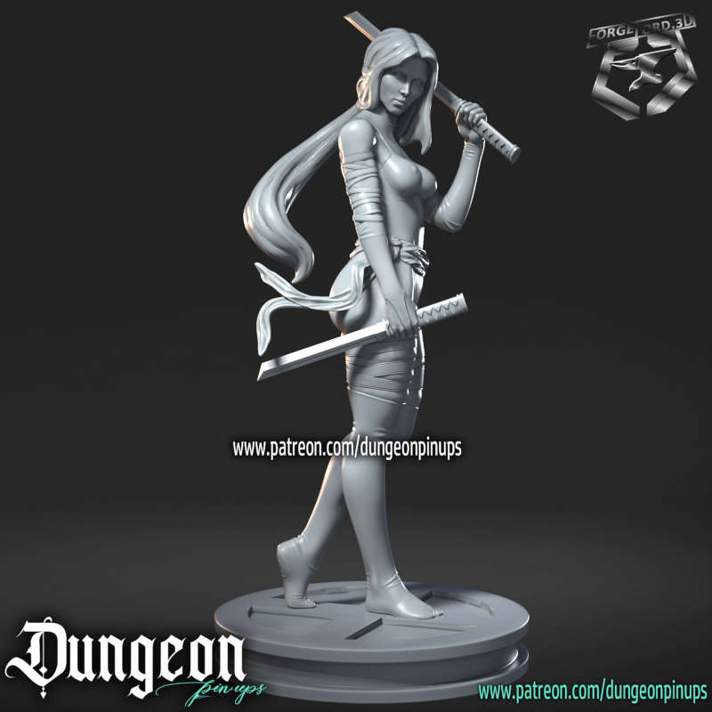 Psylocke-statue-75mm-RN-Estudio-figurines-fantasy-tabletop-RPG-3D-miniatures