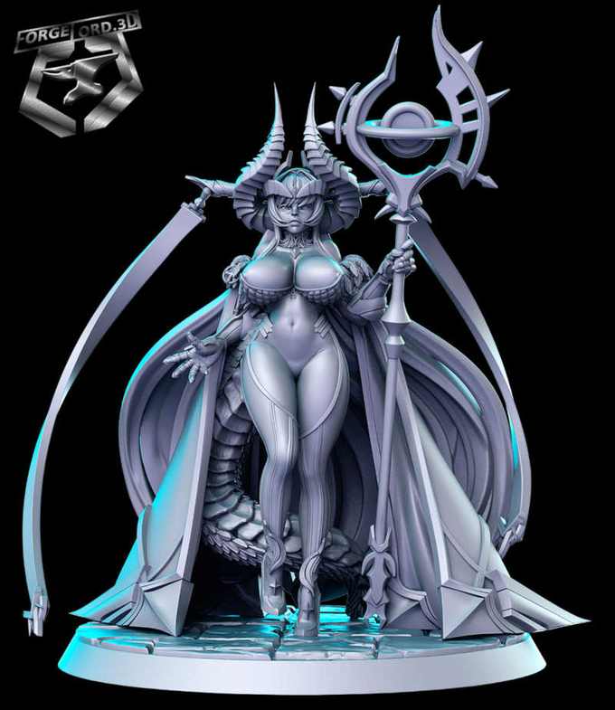 Blind Princess Last Origin-RN-Estudio--figurines-fantasy-tabletop-RPG-3D-miniatures