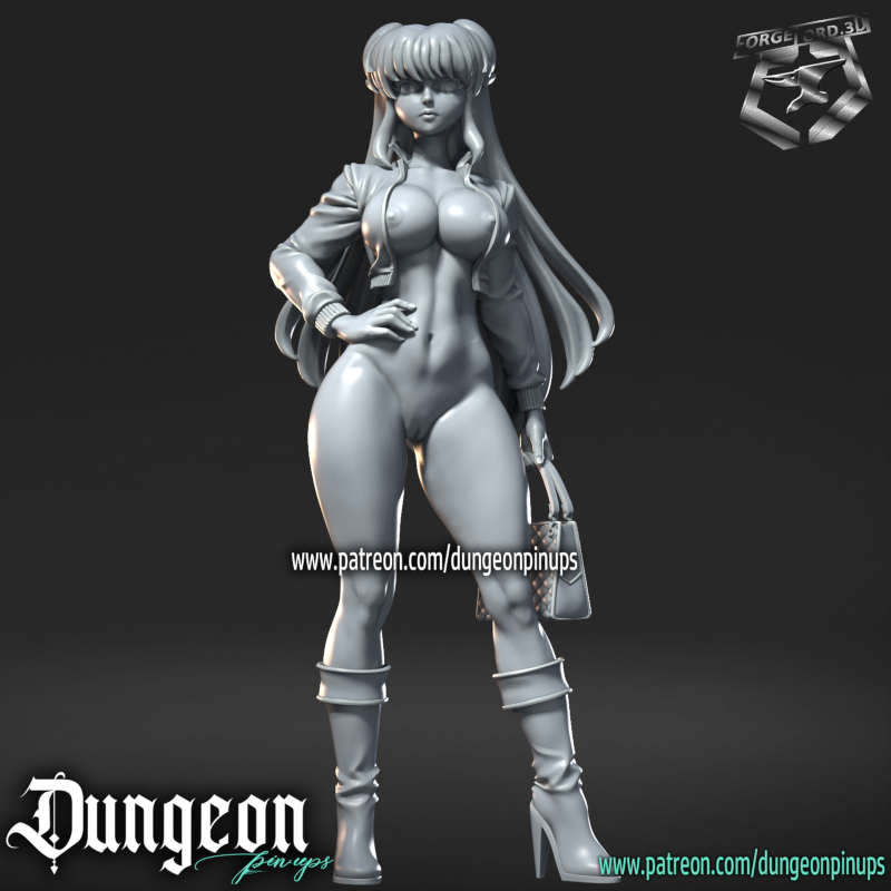 Shampoo nude-statue-75mm-RN-Estudio-figurines-fantasy-tabletop-RPG-3D-miniatures